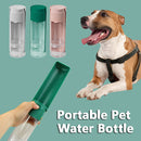 2-in-1 Pet Water Bottle & Bowl – Portable Travel Dispenser for Dogs and Cats | Convenient Outdoor Feeder