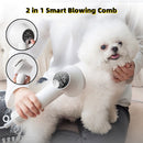 Silent Pet Dryer and Comb – Gentle Blow Dryer for Golden Retrievers & Cats